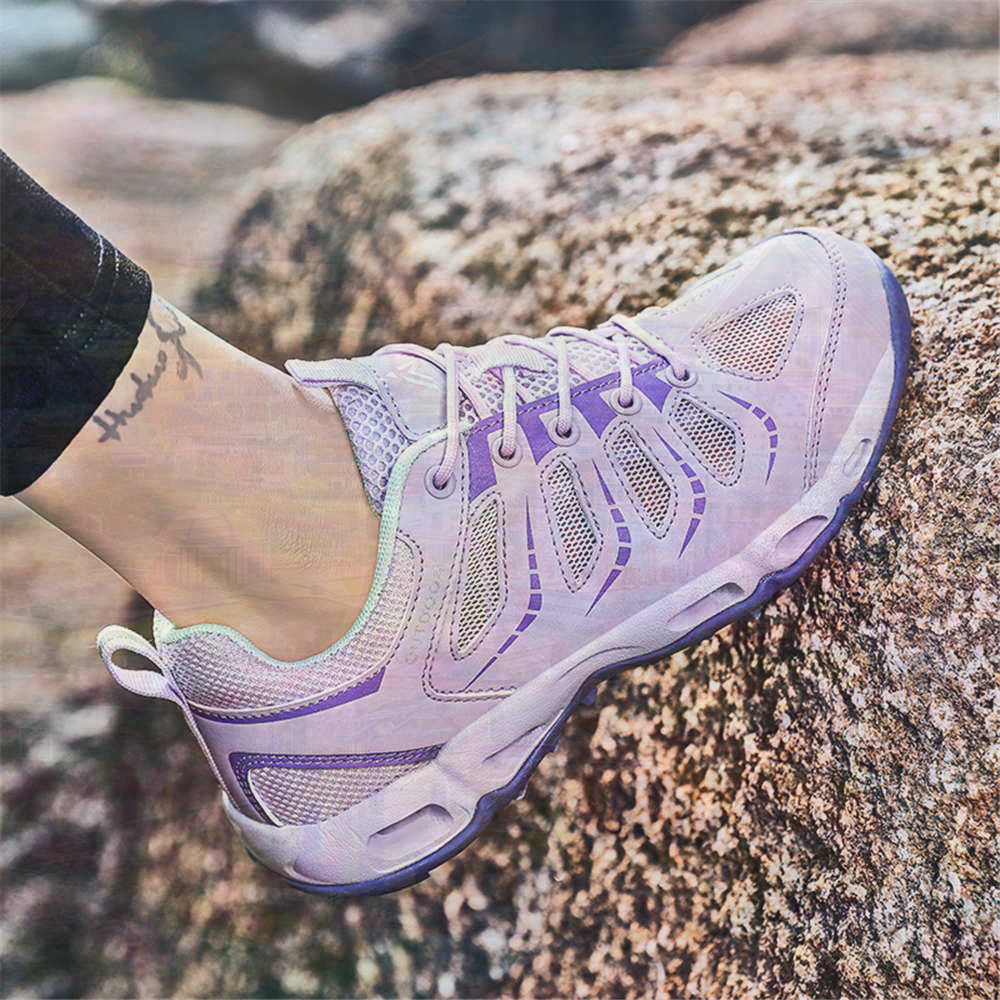 Outdoor Sport Uk - Sumer Punta tonda Argento Sneakers Scarpe